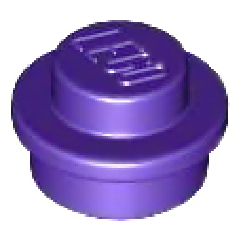 Plaat, Rond 1x1 Dark Purple